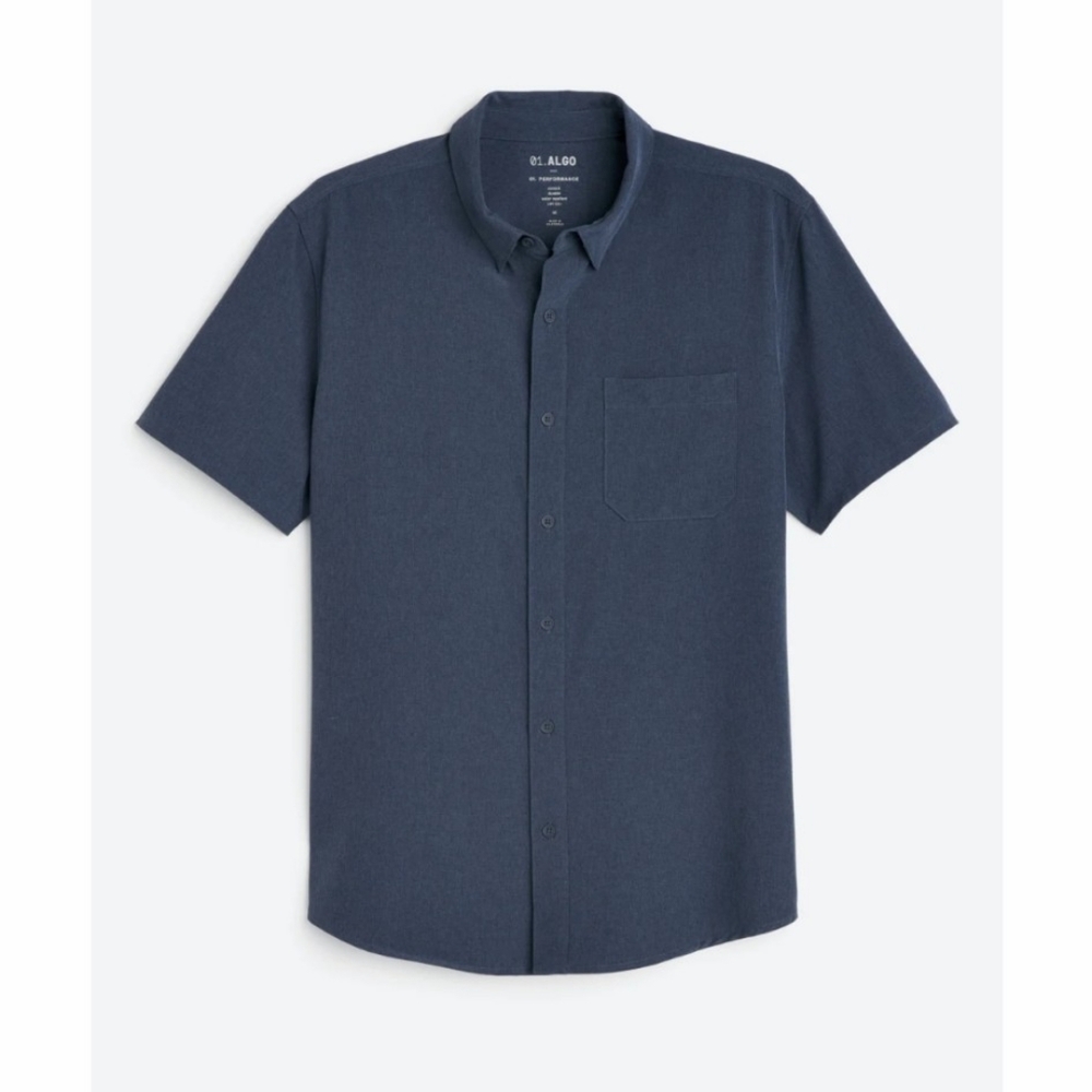 NWT Algo short sleeve button up